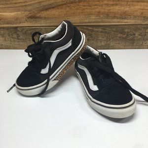 Vans 'Off the Wall' Animal Print Leopard Kids 10.5